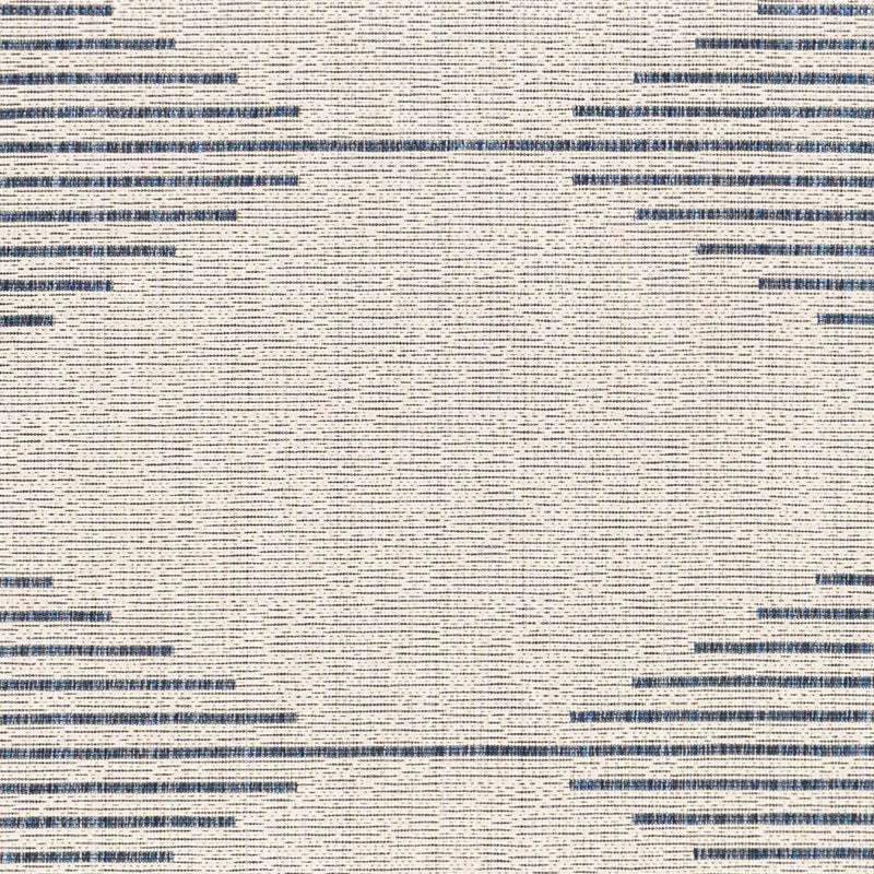 Sample Stephan Blue & Cream Indoor & Outdoor Rug-0