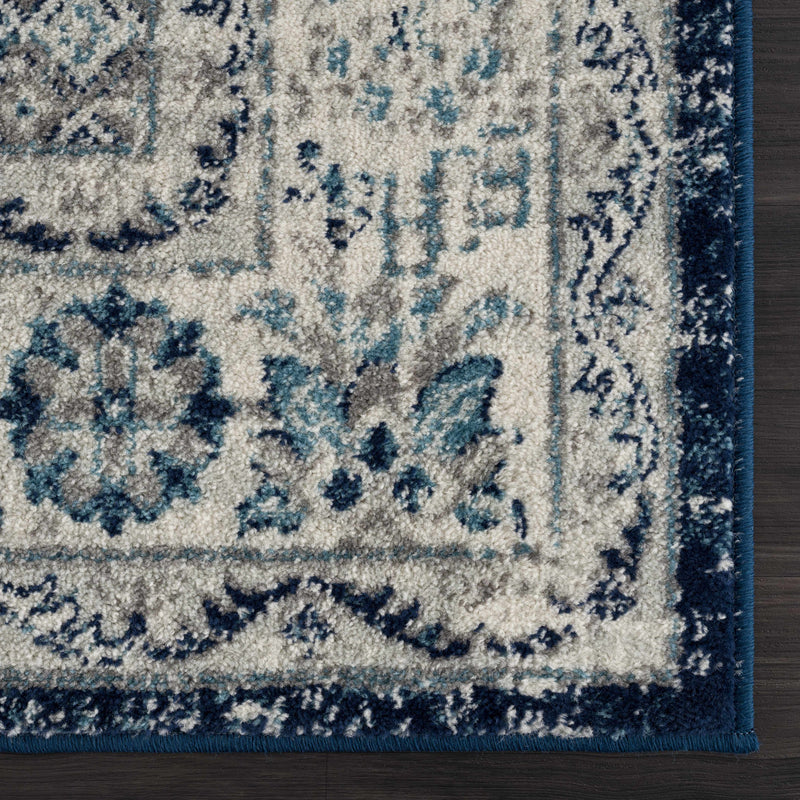 KMRSH-4604 Blue Medallion 5x7 Area Rug - Clearance-3