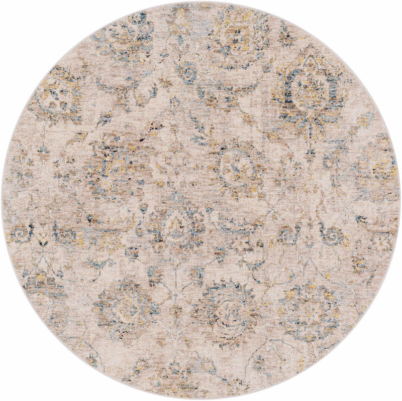 Morinville Teal Floral Rug-10