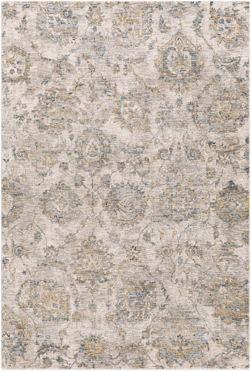 Morinville Teal Floral Rug-5