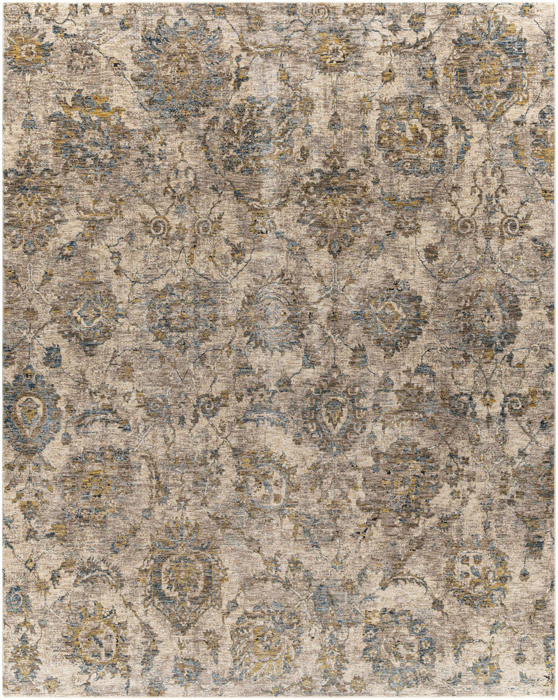 Morinville Teal Floral Rug-7