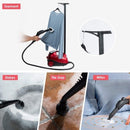 2000W Heavy Duty Multi-purpose Steam Cleaner Mop with Detachable Handheld Unit-Red - Color: Red
