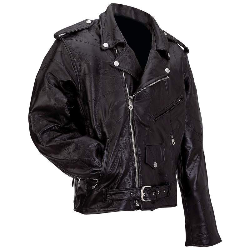 Genuine Buffalo Leather Motorcycle Jacket