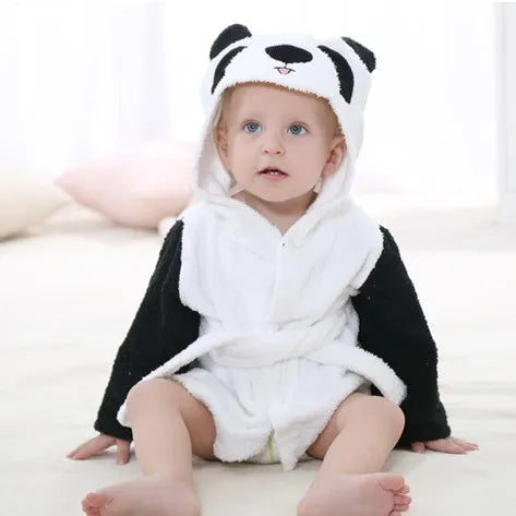 Bathrobe baby animal shape-0