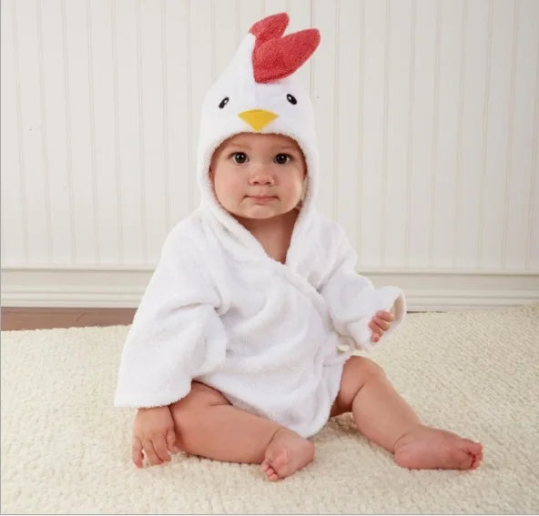 Bathrobe baby animal shape-0