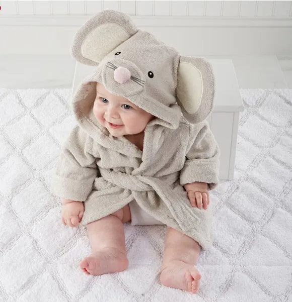 Bathrobe baby animal shape-3