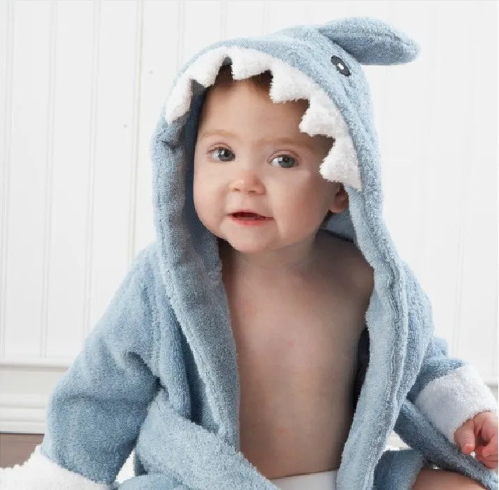 Bathrobe baby animal shape-0