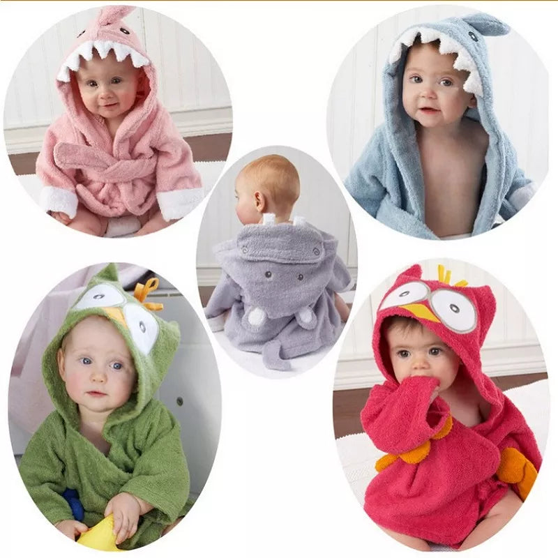 Bathrobe baby animal shape-1