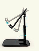 Foldable Tablet and Phone Desk Stand Holder-3