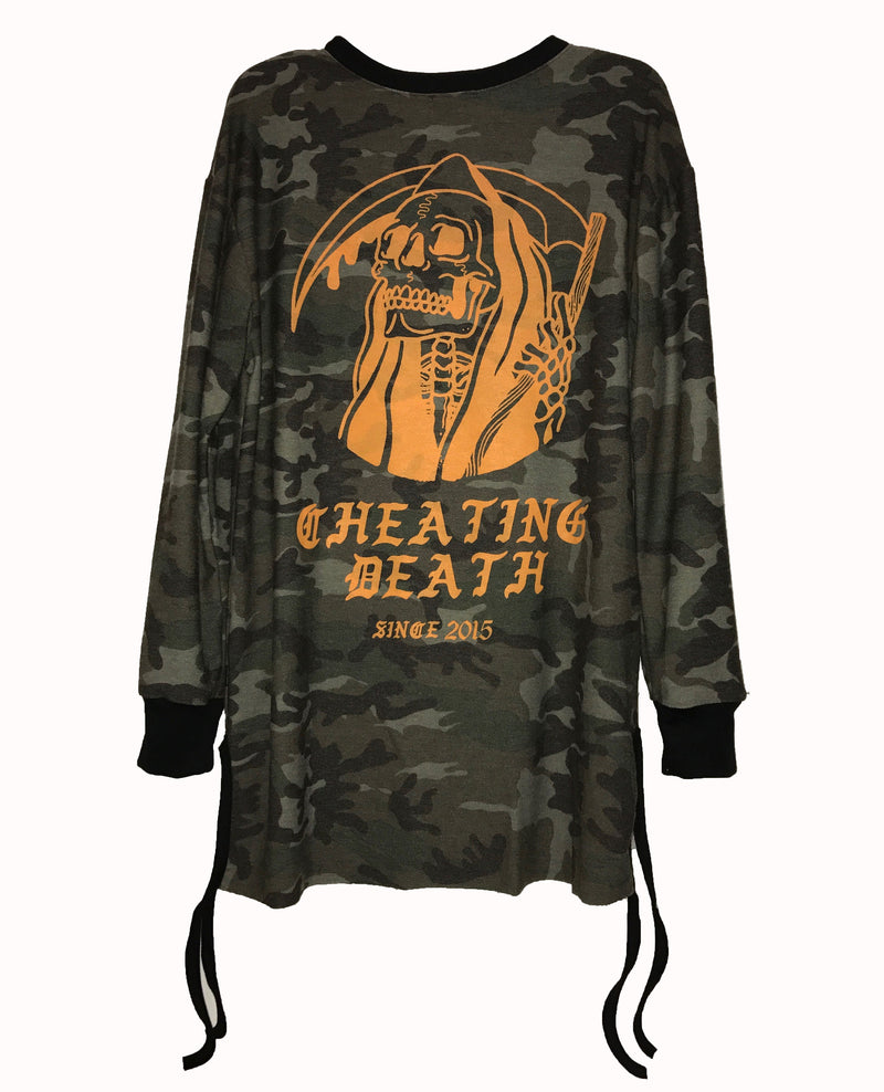 CHEATING DEATH CAMO LONG SLEEVE-4