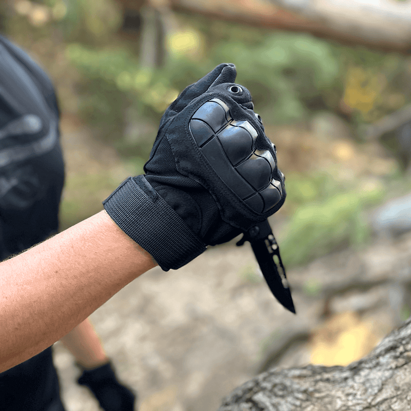 Tactical Military Airsoft Gloves for Outdoor Sports, Paintball, and Motorcycling with Touchscreen Fingertip Capability-4