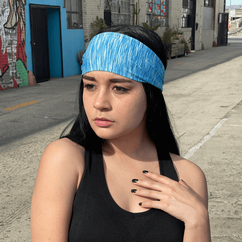 Extra-Wide Sport and Fitness Sweat-Wicking Headband-2