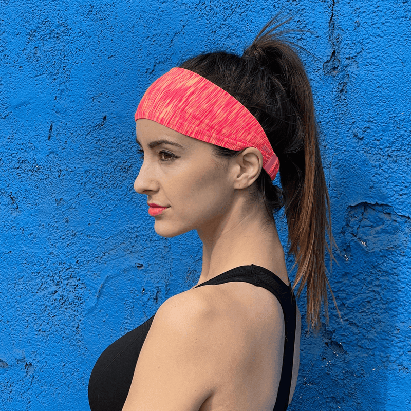 Extra-Wide Sport and Fitness Sweat-Wicking Headband-3