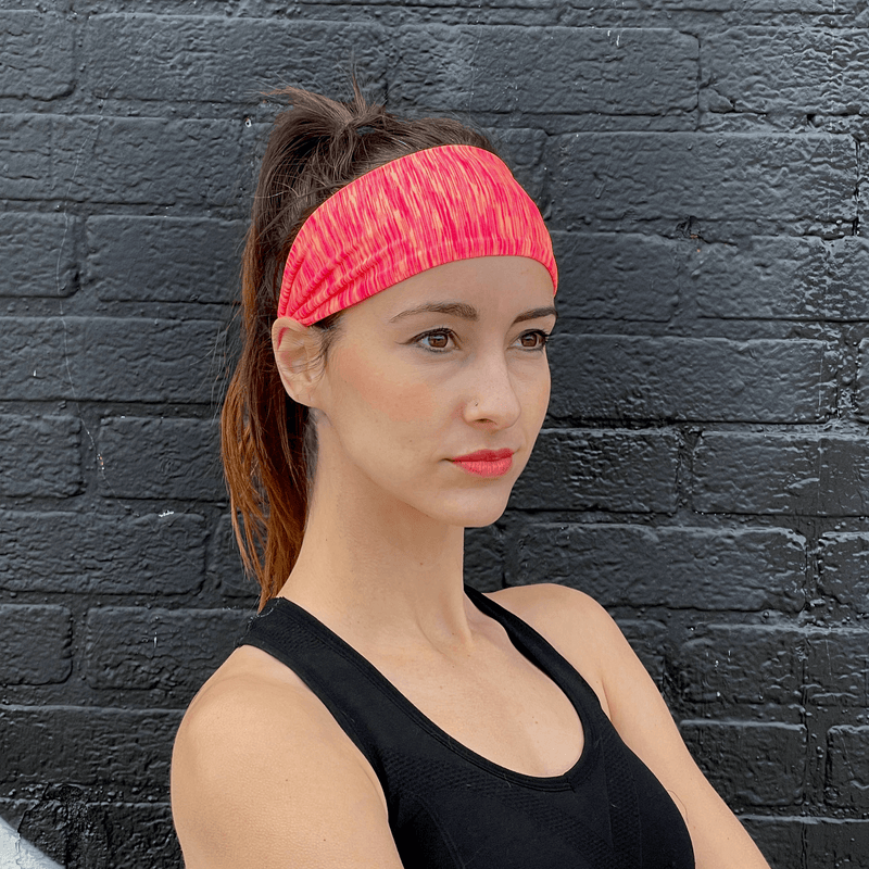 Extra-Wide Sport and Fitness Sweat-Wicking Headband-0