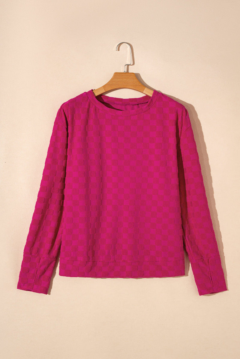 Tiffany Textured Thumbhole Sleeve Top-3