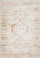 Sample Laran Rust Distressed Washable Area Rug-0