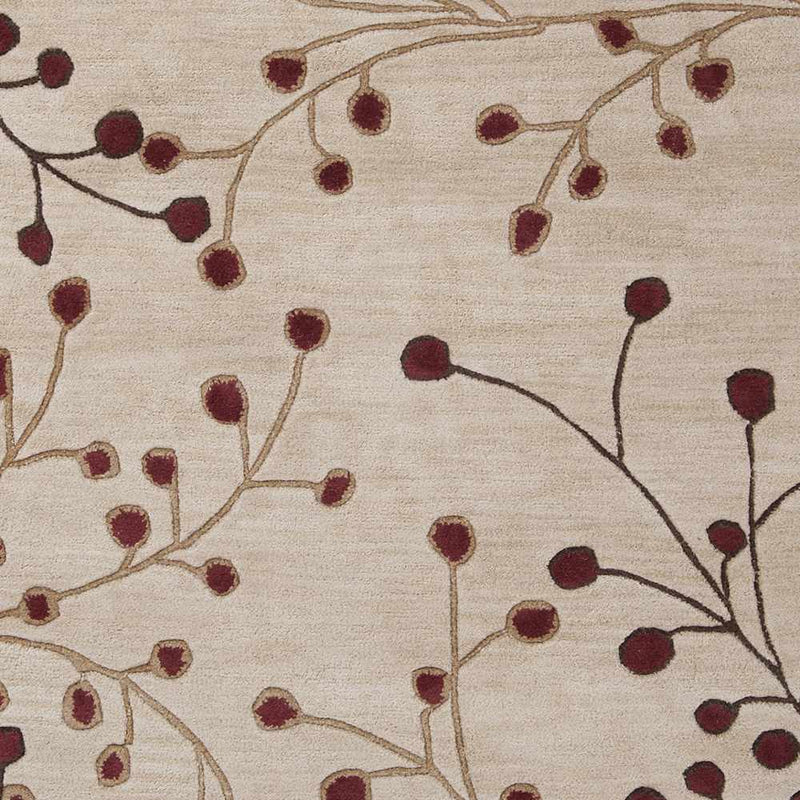 Sample Beige Burgandy Elsu Area Rug-0