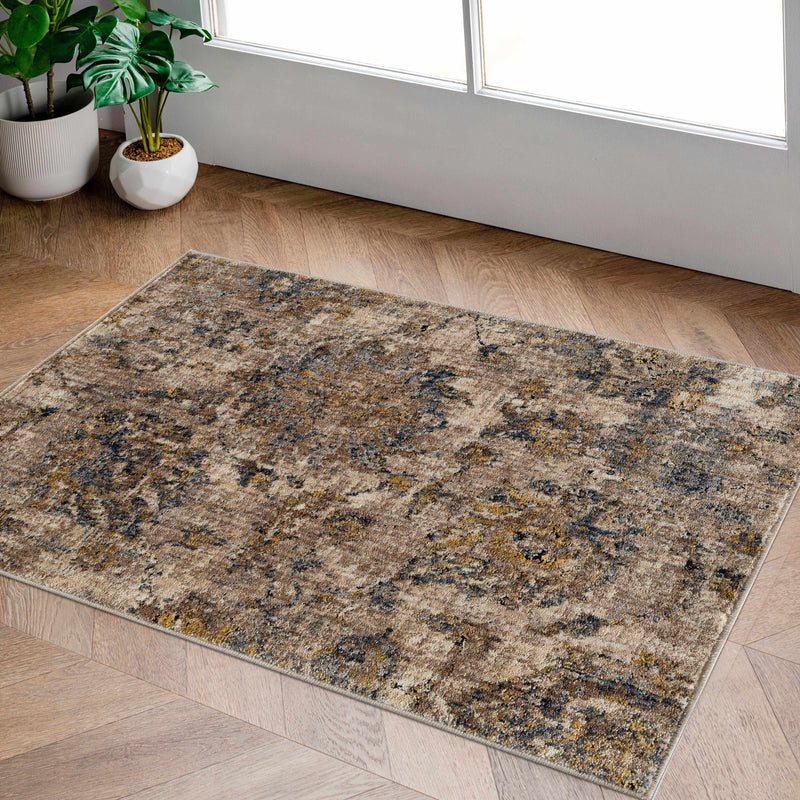 Morinville Teal Floral Rug-2