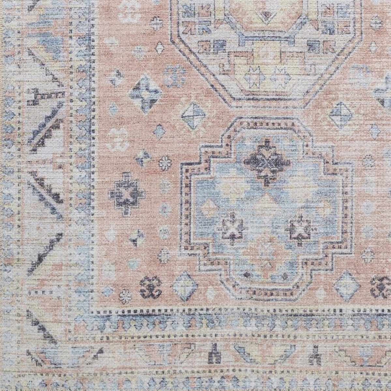 Sample Morcott Peach Washable Area Rug-0