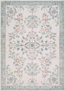 Sample Meyly Pink & Green Washable Area Rug-0