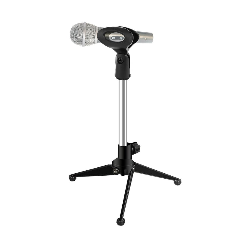 5Core Desktop Mic Stand Tripod Universal Desk Microphone Holder Table Top Stands-0