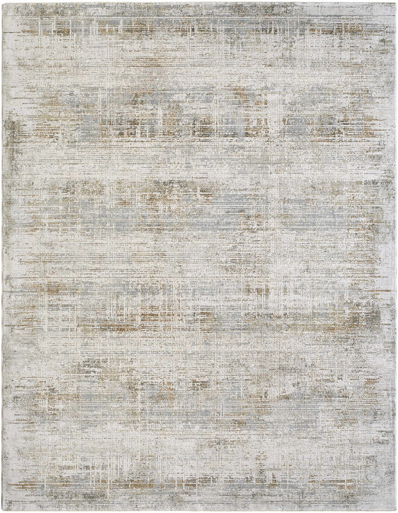 Sample Neron Blue Gray Abstract Area Rug-0