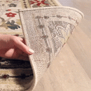 Neola White/Brown Damask Area Rug-3