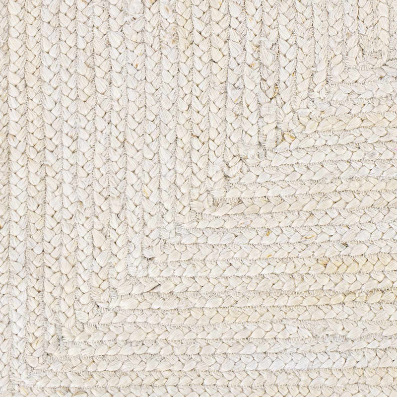 Sample Cream Pangnirtung Jute Braided Area Rug-0