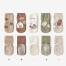 Set of 5 Non-Slip Socks for Children-4