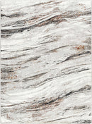 Sample Glain Gray & Brown Marble Area Rug-0