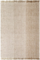 Sample Penha Beige Monochrome Wool Area Rug-0