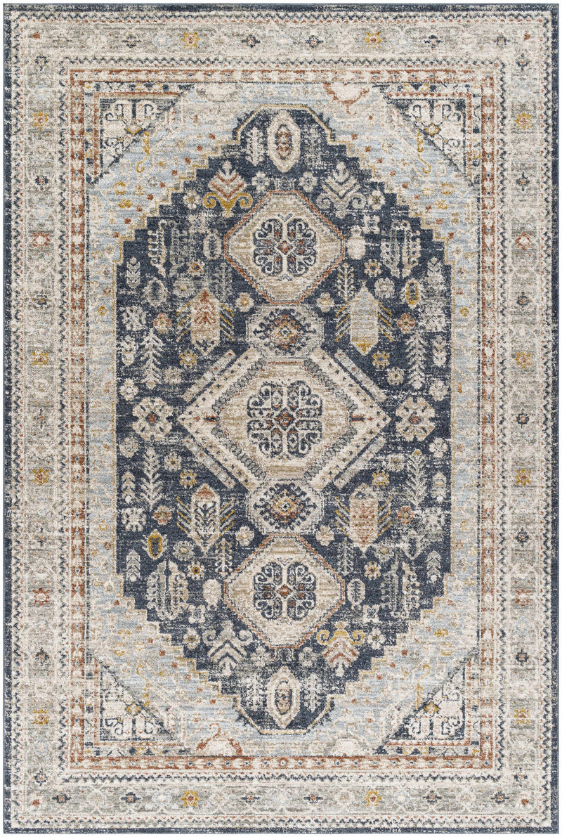 Sample Kouta Beige & Navy Area Rug-0