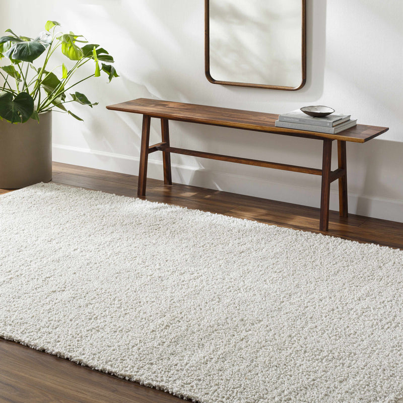 Sample Kamil Ivory Solid Area Rug-0