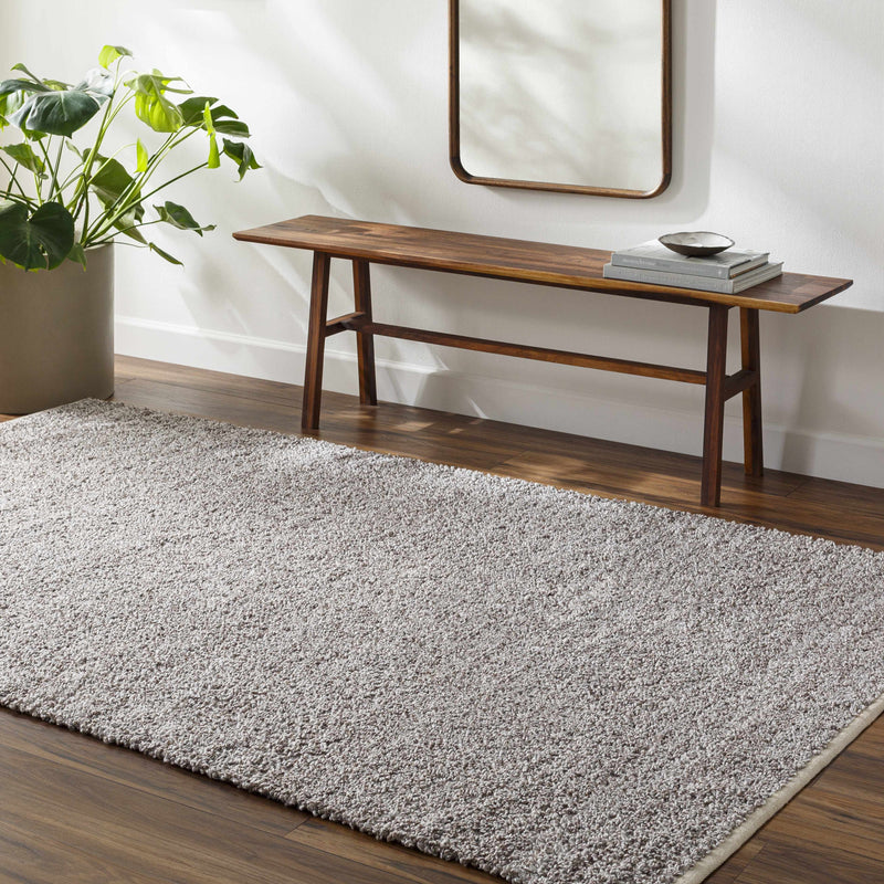 Sample Kamil Gray Solid Area Rug-0