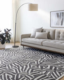 Sample Avian Black Wool Area Rug-0