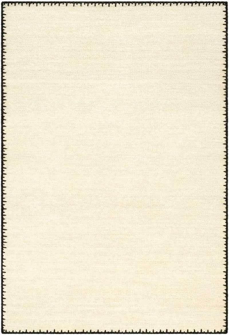 Sample Ayumu Off White Hand Woven Wool Area Rug-0