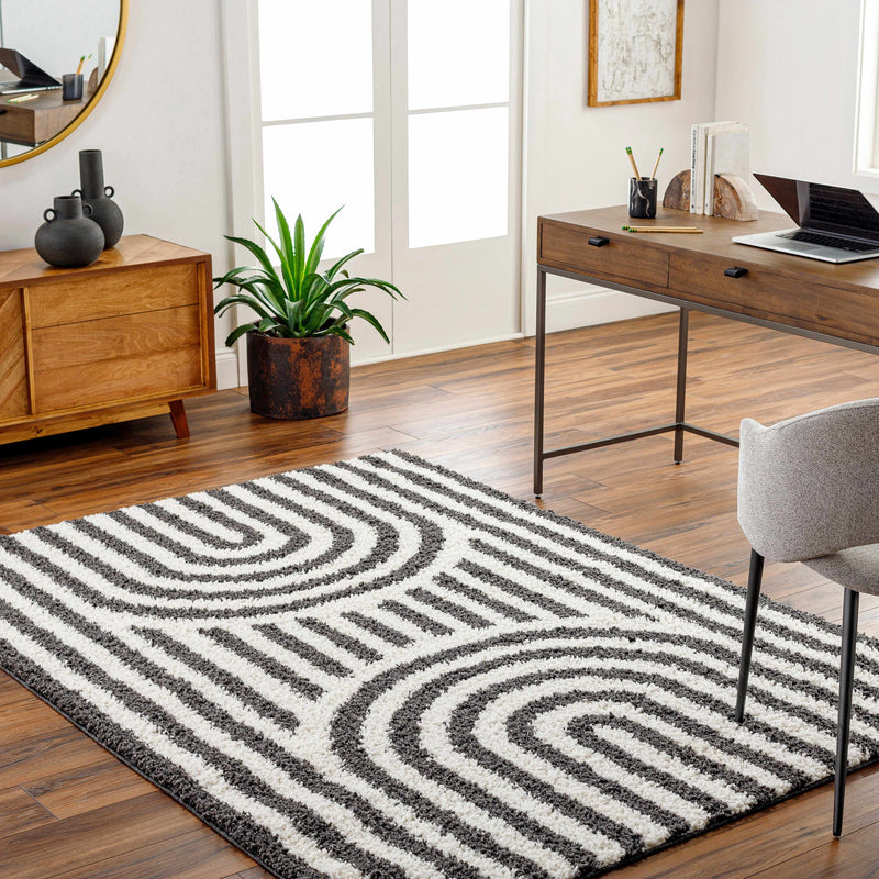 Sample Avent Black & White Area Rug-0