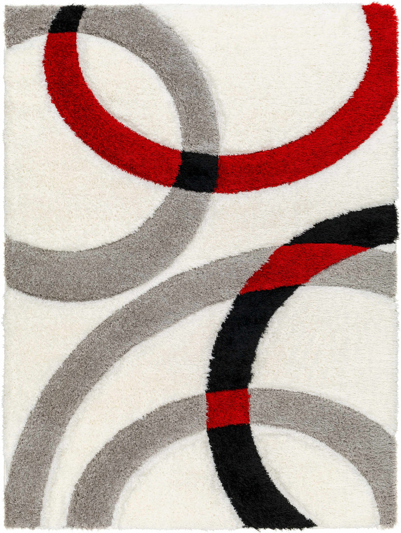 Sample Taja Red & Black Area Rug-0