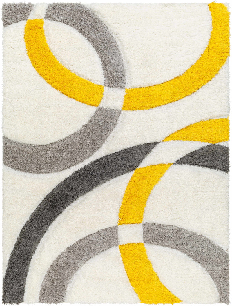 Sample Taja Yellow & Gray Area Rug-0