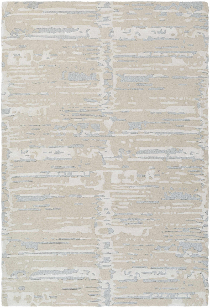 Sample Kadin Cream Abstract Area Rug-0