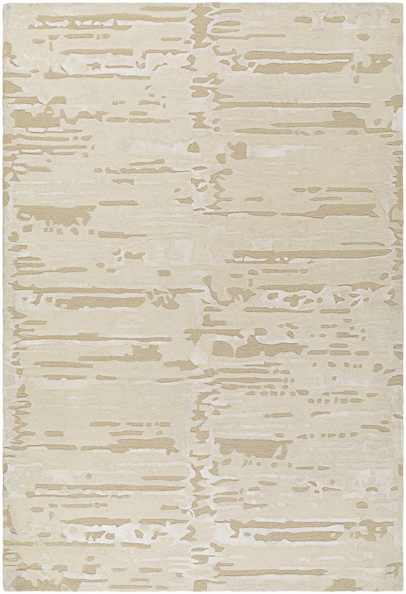 Sample Kadin Beige Abstract Area Rug-0