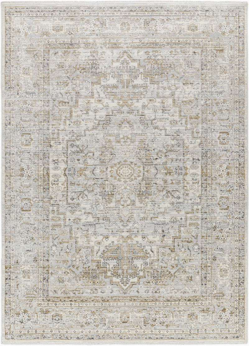 Sample Kazou Gray Medallion Area Rug-0