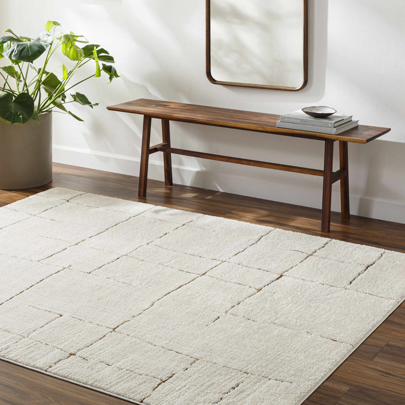 Sample Koume Ivory & Brown Area Rug-0