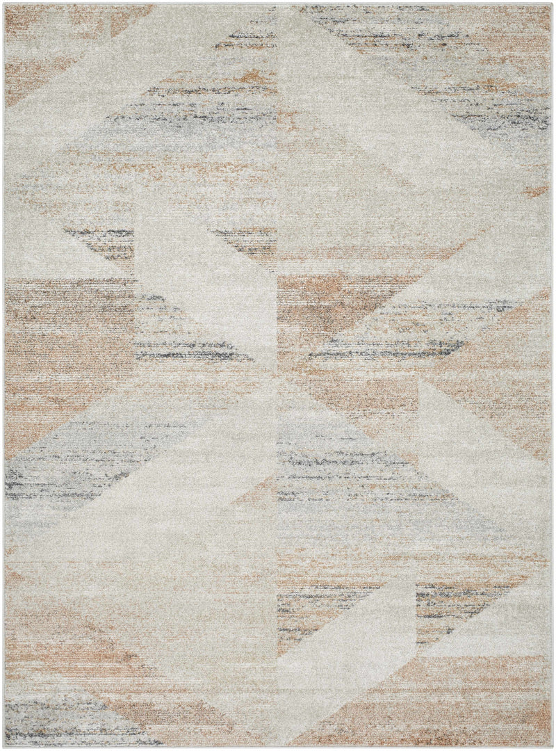 Sample Seana Beige Geometric Area Rug-0