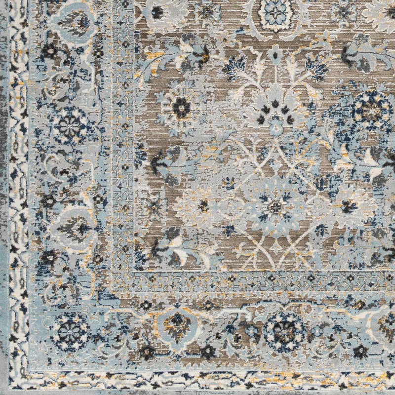 Sample Finn Blue & Brown Area Rug-0