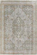 Sample Honon Olive Medallion Area Rug-0