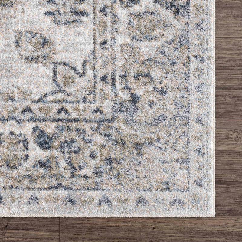 Sample Rudo Blue Washable Area Rug-0