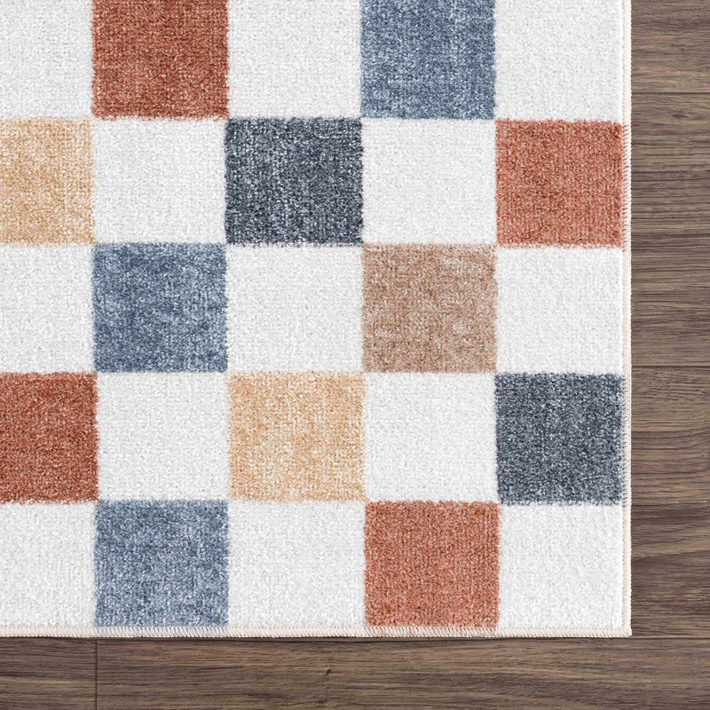 Sample Alie Colorful Checkered Washable Rug-0