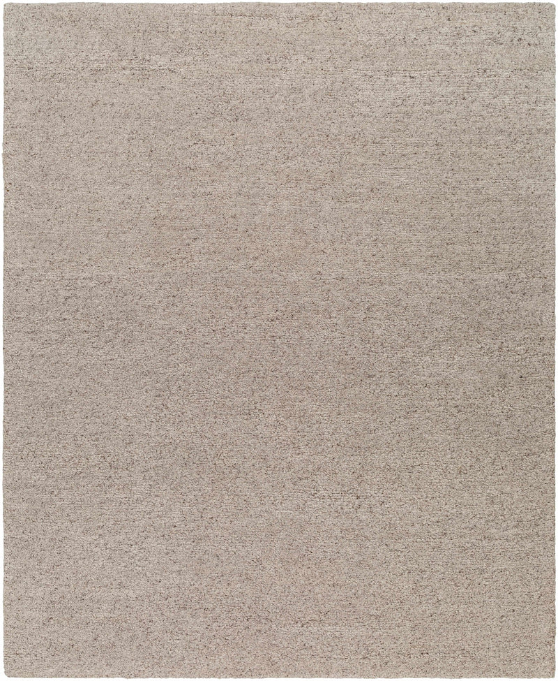 Sample Buffy Brown Hand Knotted Wool Area Rug-0