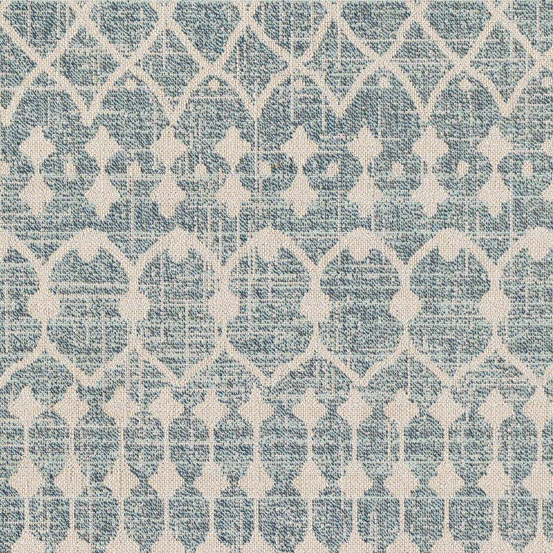 Sample Blue Ivory Summit Indoor & Outdoor Rug-0